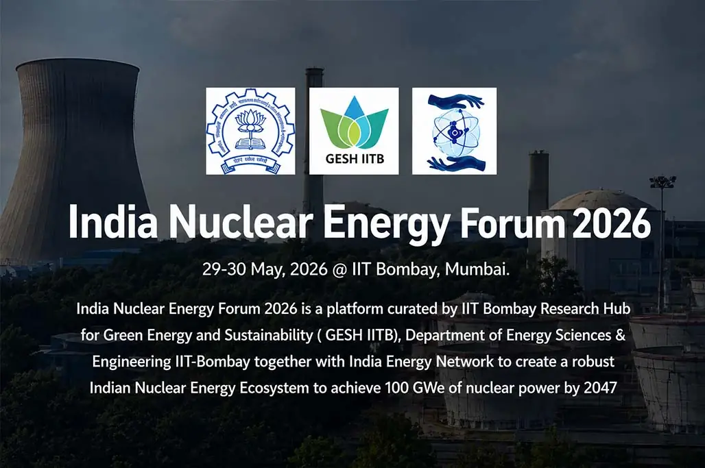 India Nuclear Energy Forum 2026 — event poster